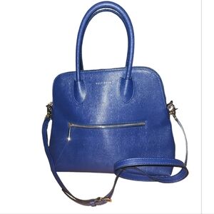 Coccinelle blue hand/crossbody purse. H11"xW14"  Italy